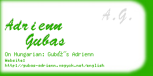 adrienn gubas business card